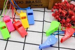 3 ADET RENKLİ DÜDÜK İPLİ PLASTİK DÜDÜK