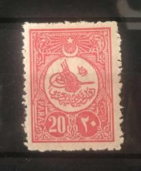 SULTAN REŞAD TUĞRALI VE AYYILDIZLI PULLAR  KATALOG NO.278 ( KATALOG 3.000 LİRA )