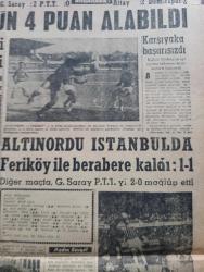 Ege Ekspres Gazetesi - 22 Ekim 1962 - Turkish Newspaper - Adalet Partisinde cumhurbaşkanı adayı için tartışmalar - Cemal Gürsel bazı milli birlik komitesi üyeleri ile görüştü - profesör Ali Fuat Başgil CHP'nin maziye ait çok günahı var dedi - Adalet Partisi Başkanı Ragıp Gümüşpala gazetecilerle görüşürken Fotoğrafı - CHP 1957'ye nazaran daha az oy kazandı - Büyük Millet Meclisi ilk toplantısını çarşamba yapacak - Kasım Gülek'in beyanatı - eski başbakanlardan Şemsettin Günaltay toprağa verildi - bekleyeceğim yazan Melahat Faik Gökmen - balıkçı ve kasap dükkanları fayans ve yağlı boyalı olacak - Nuh'un Ankara makarnası eğlence programında Sevim Tanürek - Cumhuriyet Bayramı haftası şerefine aşktan da üstün filmi başrollerde Ayhan Işık Ahmet Mekin Peri Han Konak Şenocak sinemalarında - 5 İzmir takımı dün 4 puan alabildi - Spor Toto neticeleri - fırsatlar kaçıran Göztepe Ankaragücü ile yenişemedi - Fenerbahçe Kızılbayrak oynuyor - Yelken yarışları hadiseli geçti - Galatasaray 2 PTT 0