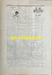 Osmanlıca Karagöz Mizah Dergisi-Gazetesi, Orijinal Dönem Basım, (Ottoman Magazine-Newspaper-Journal Illustré Kara-Gueuz) - 10 Ekim 1914 - Sayı: 659 - Hicri: 18 Şevval 1332 - Rumi: 27 Ağustos 1330 - Karikatürist Ali Fuat Bey'in Çalışması: 