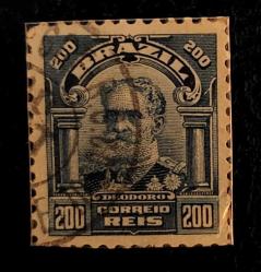 Brezilya  1906 Deodoro da Fonseca 200R - damgalı