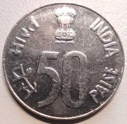Hindistan 1990 50 Paise - Çil -Koleksiyonluk Madeni Para