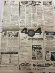 TERCÜMAN GAZETESİ - DOĞUM GÜNÜ HEDİYESİ (TURKISH NEWSPAPPER) - 21 EKİM 1975 - SADECE TEK YAPRAKTIR -Ahmet Kabaklı-Rauf Tamer-Selâhaddin Akbaş-Süleyman Demirel-Bülent Ecevit-Necmettin Erbakan-Alparslan Türkeş-Dr Lütfi Doğan-Orhan Bayrakçeken-Celal Bayar-Atiki-Türkiye ile işbirliğine hazırız-Ortadoğu Ekonomik İşbirliği Konferansı başladı-Genel Sağlık Sigortasının çıkarılması kesinleşiyor-Hacca konvoy halinde gitme mecburiyeti kaldırıldı-MSP hükümet programının tatbikini talep etti-Pazar günü 9 saat evinizde hapisiniz-Bakanlık emir versin Konya İslam Enstitüsü gece öğretimine başlar-Hangisini istersiniz-Ahmet Özhan Hale Soygazi-Dostluğu biz bozmadık-Milli Musikimiz-3 başkan-Zincirleme kazada 3 ölü 1 yaralı var-Vatandaşların belediye ile olan ilişkileri yeniden düzenleniyor-Başmakçıda belediye seçimini AP kazandı-İşinizden yaşınıza kadar 44 kalem sayım sorusuna cevap vereceksiniz-Üniversite ve akademi adayları-Resimli Bilgi Ev ve Okul Ansiklopedisi 7 cilt tamamlandı-404 Plastik Çelik şimdi