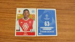Topps UEFA Champions League 2024-2025 AS Monaco FC Breel Embolo Sticker No:63