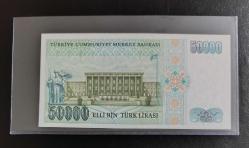 7. EMİSYON NADİR A SERİSİ 50.000 LİRA ÇİL KONDİSYONDA