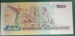BREZİLYA 1990   500  CRUZEİROS