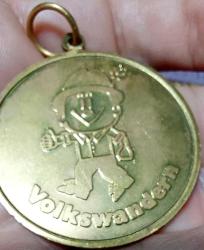 TRIMM SPIELE 1972 OLİMPİYAT OYUNLARI HATIRA MADALYASI (halk sporu etkinliklerine katılanlara verilen anı / katılım madalyası)