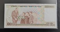 7. EMİSYON NADİR A SERİSİ (A08) 100.000 LİRA ÇİL KONDİSYONDA