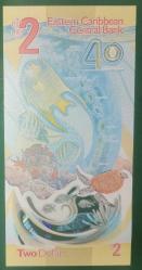 DOĞU KARAYİPLER  2023  2 DOLAR POLİMER ÇİL