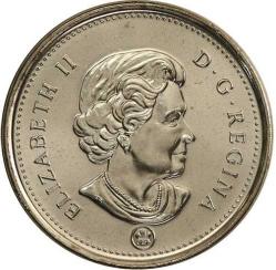 KANADA 5 Cent, 2008 ÇİL (Kraliçe II. Elizabeth)