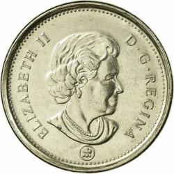 KANADA 5 Cent, 2009 ÇİL (Kraliçe II. Elizabeth)