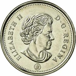 KANADA 5 Cent, 2015 ÇİL (Kraliçe II. Elizabeth)