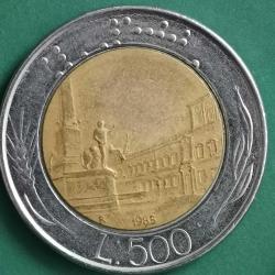 İTALYA  1985    500  LİRA
