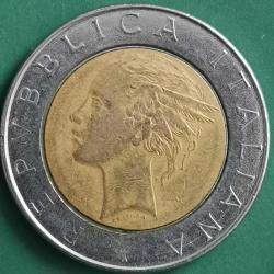 İTALYA  1985    500  LİRA