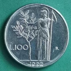 İTALYA  1992    100  LİRA