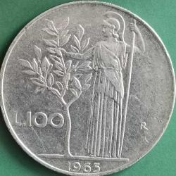 İTALYA  1965   100  LİRA