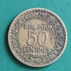 FRANSA  1923    50  CENTİMES