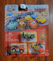 Cars Üçlü Mini Racers - JJW59 - Sarge - Red - Rotor Turbosky