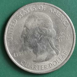 AMERİKA  2015 P    25 CENT  ÇEYREK DOLAR  HATIRA Güzel Amerika Çeyrekleri - Bombay Hook