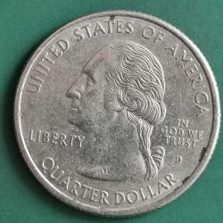 AMERİKA  1999 D    25 CENT  ÇEYREK DOLAR  HATIRA 50 Eyalet Çeyreklikleri - Georgia