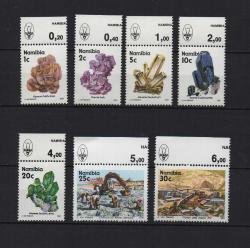 Namibya 1991 Mineraller I.seri 1-2-5-10-20-25-30 Cent Tam Seri (LT0035A)