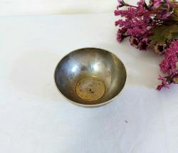 Antika Pirinç Hamam Tası - Cami desenli Çiçek Süslemeli - Şifa Tası