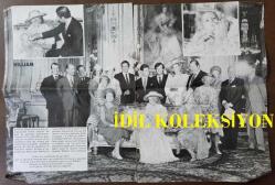 PRENSES DIANA'NIN FOTOĞRAFLI DERGİ SAYFASI (3 YAPRAK, TOPLAM 6 SAYFA) - A MAGAZINE CLIPPING OF PRINCESS DIANA - 32 x 23 cm EBADINDA - FRANSIZCA DERGİDEN, PRINCESS DIANA & PRINCE WILLIAM ve KRALİYET AİLESİNİN TOPLUCA FOTOĞRAFI