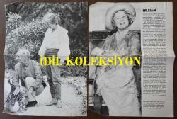 PRENSES DIANA'NIN FOTOĞRAFLI DERGİ SAYFASI (3 YAPRAK, TOPLAM 6 SAYFA) - A MAGAZINE CLIPPING OF PRINCESS DIANA - 32 x 23 cm EBADINDA - FRANSIZCA DERGİDEN, PRINCESS DIANA & PRINCE WILLIAM ve KRALİYET AİLESİNİN TOPLUCA FOTOĞRAFI