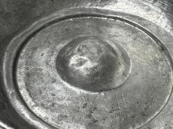 Antika Bakır Hamam Tası - Kabartmalı Göbekli - Şifa Tası - Çocuk Boy