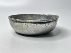 Antika Bakır Hamam Tası - Kabartmalı Göbekli - Şifa Tası - Çocuk Boy