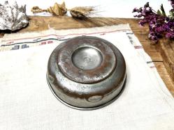 Antika Bakır Hamam Tası - Çiçek Süslemeli - Şifa Tası - Çok Büyük Boy