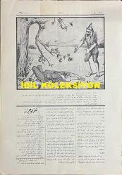Osmanlıca Karagöz Mizah Dergisi-Gazetesi, Orijinal Dönem Basım, (Ottoman Magazine-Newspaper-Journal Illustré Kara-Gueuz) - 5 Ekim 1914 - Sayı: 669 - Hicri: 15 Zilkade 1332 - Rumi: 22 Eylül 1330 - Karikatürist Ali Fuat Bey'in Alman Ordusunun Anvers'i İşgaline Dair Çalışması: 