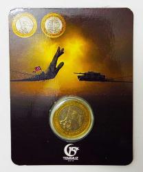 2016 Yılı 15 Temmuz Şehitleri Anısına ((Tedavül 1 ₺))..