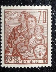 LOT.20 » Almanya DDR 1955- serinin en büyük valörü katalog 510 tldamgasız