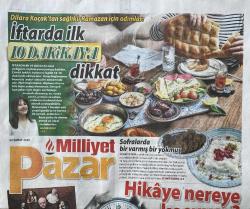 22 Şubat 2026 MİLLİYET PAZAR GAZETESİ Doğum Günü Gazetesi (22.02.2026) Doğumgünü Hediyesi | Sıradışı Hediye | Özel Gün Hediyeleri | GAZETE ARŞİVİ | Dilara Koçak'tan Sağlıklı Ramazan İçin Adımlar : İFTARDA İLK 10 DAKİKAYA DİKKAT |  Kafkasya'dan Anadolu'ya Uzanan Melodiler | ORTA YAŞTA HARAKET DEMANSA KARŞI KALKAN | Uzay Savaşları | NADİR HASTALIKLARI GÖRME VAKTİ