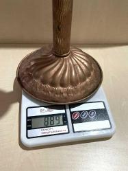 DEV BOY METAL ŞAMDAN CAMLI MUMLUK BÜYÜK BOY LAMBA