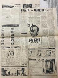 TERCÜMAN GAZETESİ - DOĞUM GÜNÜ HEDİYESİ (TURKISH NEWSPAPPER) - 9 HAZİRAN 1969 - SADECE TEK YAPRAKTIR -Ali Nail ERDEM-Mustafa Kart-Rauf Tamer-Şükrü Baban-Yalçın Kılınç-Almanya’ya Gidecek İşçiler Sıra Beklemekten Yaş Haddini Aşıyor-5 yıl sıra beklemeyi Almanlar da normal kabul etmiyor-Yabancı işçiye fazla ihtiyacı olan Almanya ise işçiyi nereden daha çabuk temin ederse oradan alıyor-Polis çekilmezse öğrenciler imtihana girmeyecekler-Oto hırsızlarına karşı yeni bir alet bulundu-Akil hastaları halka nasihat etti-En kıymetli hazinemiz aklımızdır-Siyasi hak tasarısı için otomatik kanunlaşma söz konusu olamıyor-Fevzioğlu Komünizm korku ve zulüm getirir-Bursa cezaevinde 200 mahkum isyan etti-Esnaf Dernekleri kongresi ani bir kararla tehir edildi-3 temizlik işçisi çöplükte buldukları beş bin lirayı Belediye Başkanına teslim etti-Ekmek ve Hürriyet-Görüşler Düşünceler Fikirler-Efes Festivali-Yıldızınız ne diyor-3 sual 3 cevap-Pipo ne derece zararsız-Saadet rüyası-Hafiyeler Kralı-Sözün kısası-Naza