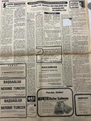 TERCÜMAN GAZETESİ - DOĞUM GÜNÜ HEDİYESİ (TURKISH NEWSPAPPER) - 17 MAYIS 1978 - SADECE TEK YAPRAKTIR -Ahmet Kabaklı-Rauf Tamer-Celal Bayar-Bülent Ecevit-Kreisky-Necdet Uğur-Sadettin Çulcu-Nerime Tuncer-H Abdurrahman Şeref Güzel Yazıcı-16 Valinin görevden alınmasına bağımsız bakanlar karşı çıktı-Bazı Valilerin anarşik olaylar karşısında başarısız kaldıkları öne sürülüyor-Türkeş Erken Seçim istedi-4 ayda 6 ağır ceza 9 asliye ceza ve 17 sulh ceza mahkemesi kuruldu-Küçük çiftçilerin mahsullerinin 80 bin liralık tutarı vergiden muaf-Yeni toprak ve tarım reformu yasa tasarısı hazırlandı-Yiba’daki yangında ölen 9 kişi toprağa verildi-Polisi yaralayan 2 kişi çatışma sonunda yakalandı-Cağaloğlu’nda bir kişinin çantasında 5 tabanca ele geçirildi-İtalya’da mahalli seçimleri Moro’nun partisi büyük farkla kazandı-Ambargo kalkmadan NATO’ya katkıda bulunmamız imkansız-NATO Savunma Bakanları toplanıyor-Demirel teşkilat meselelerinden haberdar edilmeli-Celal Bayar 96 yaş gününü Umurbey’de kutladı-Barış