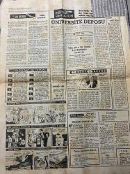 TERCÜMAN GAZETESİ - DOĞUM GÜNÜ HEDİYESİ (TURKISH NEWSPAPPER) - 27 ARALIK 1969 - SADECE TEK YAPRAKTIR -Mehmet Ali SEBÜK-Tayyar Uysal-Suna SAN-Ahmet Kabaklı-Ali Rıza ALP-Rauf Tamer-Züleyha MUNİF-Şükrü BABAN-Mustafa Kart-O Filiz-R Crane-D Wright-Gençlik milli bir radyo istiyor-Memurların ikaz miting ve yürüyüşü yarın-Ankara ve İstanbulda dün de öğrenci yurtları basıldı-61 inci katımızı kazanan talihli okuyucumuz Boludan Tayyar Uysal-Rüyasını gördüm dedi-39 yaşındaki bekar talihliye evlenme teklifleri yağıyor-Dikkat Gribi bol limon ve portakalla yenebilirsiniz-Üniversite deposu-Üniversiteliler diye kanunu tepe hakkına sahip değil-Bunlar ezilecektir-Yıldızınız ne diyor-Hafiyeler kralı-Bob Sawyerin maceraları-Saadet rüyası-Harika çocuklar-Vatan kurtaran Şaban-İnanmayın-Not-3 sual 3 cevap-Gizel kadınla evlenmek tehlikeli mi-Türkiye Demir ve Çelik İşletmeleri Genel Müdürlüğünden Karabük-Memur artık ağzı var dili yok bir insan hüviyetinden kurtulmuştur-TRT tarih huzurunda namus vazifelerini yap