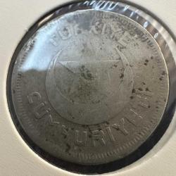 Nadir (R) Türkiye 5 Kuruş 1936.  Kapamasında.