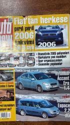 AUTO SHOW DERGİSİ - 27 ARALIK 2005 - 3 OCAK 2006 SAYI: 52  FIAT'TAN HERKESE PIRIL PIRIL TAKVİM - FIAT • TEST - HYUNDAI ACCENT ERA 1.4 • TEST - RENAULT ESPACE 2.2 DCI • GÜNCEL - OTO ALMANAK 2005 • PORSCHE - CAYMAN S • MAZDA - RX-8 • FORD - OTOSAN • MERCEDES - S SERİSİ • VOLVO - S40 1.6 • PORSCHE - BOXSTER • VOLVO - V50 • DAIHATSU - SIRION • BMW - 3 SERİSİ • TOYOTA - LEXUS RX 400H • TATA - OTOMOBİLLER • MERCEDES - TRAVEGO • HYUNDAI - ACCENT ERA • CHEVROLET - CORVETTE • SPOR - DAKAR RALLİSİ • SPOR - FORMULA 1 • SPOR - TOSFED MOTORSPORLARI • BULMACA - OTOMOBİL BİLGİNİZİ SINAE  - 58 SAYF