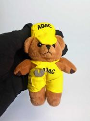 Adac İşçi Kıyafetli Peluş Ayı Reklam Amaçlı Vintage Anahtarlık