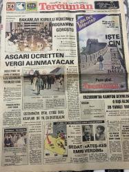 TERCÜMAN GAZETESİ - DOĞUM GÜNÜ HEDİYESİ (TURKISH NEWSPAPPER) - 26 TEMMUZ 1977 - SADECE TEK YAPRAKTIR -Erol Dallı-Süleyman Demirel-Nevzat Sandıkçı-Ahmet Akyol-Ahmet Kabaklı-Prof. Dr. İsmet Giritli-Rauf Tamer-Züleyha Münif-Yavuz Selek-Bakanlar Kurulu Hükümet Programını Görüştü-Asgari Ücretten Vergi Alınmayacak-Dışişlerinde 150 Tayin ve Nakille İlgili Kararname Yürürlüğe Girdi-Erbakan Mısır’a Davet Edildi-Üstündağ’ın İptal Ettiği Ders Kitapları Bu Yıl Da Okutulacak-Çatışma ile İlgili Haberler Arap Saçına Döndü-Sedat Ateşkes Emri Verdim-Erzurum’da Kamyon Devrildi 6 Kişi Öldü 35 Yaralı Var-Korutürk İstanbul’a Geldi-Kızıl Deniz ve Sovyetler-Gün Işığında-Sözün Kısası-Başsağlığı-3 Sual 3 Cevap-Orient’in Rakibi Yine Orient-Jeneratör Kullananlar-İlan-Biz Gölbakanlıyız Peşin Fiyatına Taksitle Murat 131 Dağıtırız Son 5 Gün-Tercüman’da Bugün-Kapıkule’den Her Gün Bin Devirde 70 Türkiye’ye Giriyor-Röportaj Altın Yetişkin Fotoğraflar Tercüman Gazete-Denmiş Ekonomik Garantili Kat Kaloriferi-Hürsan Limi
