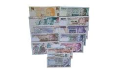 6-7-8.emisyon kağıt para lotu