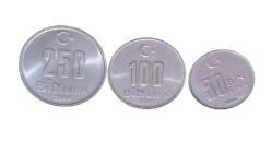 2004 YILI 50-100-250 BİN LİRA ÇİL