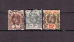 1912-1922  Mauritius Kral V. George, 1865-1936 Damgalı Pul - DP936