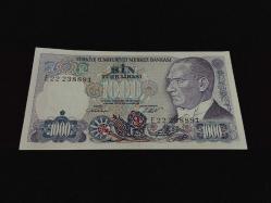 7. EMİSYON 1000 TÜRK LİRASI ÇİL
