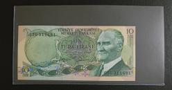 6.EMİSYON NADİR G SERİSİ 10 LİRA ÇİL KONDİSYONDA