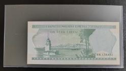 6.EMİSYON NADİR G SERİSİ 10 LİRA ÇİL KONDİSYONDA