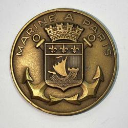 Marine A Paris Fransız Denizcilik Armalı Hatıra Madalyonu Koleksiyonluk